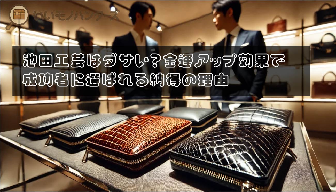 池田工芸はダサい？金運アップ効果で成功者に選ばれる納得の理由